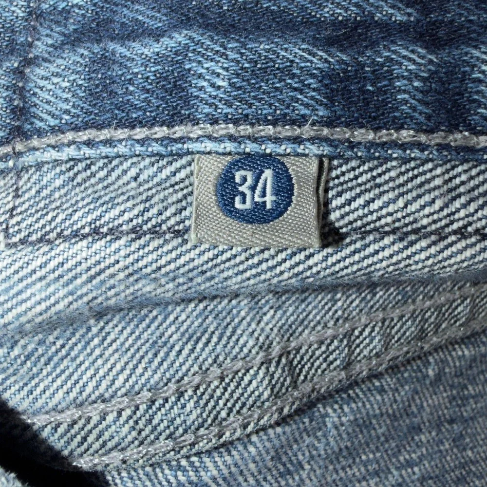 Citizens of Humanity Jagger Bootcut Jeans Mens 34 Blue‎ Distressed Tailored Fit